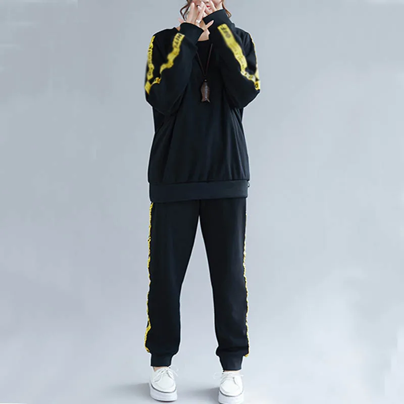 Зимние толстовки больших размеров, обхват груди 150 см, 6XL, 7XL, 8XL, 9XL, толстовки черного цвета, комплект из двух предметов