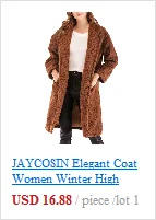 CHAMSGEND Women Wool Long Coat 2019 Autumn Winter Lapel Long Sleeve Woolen Coats Office Overcoat Outwear Abrigo Mujer 1108