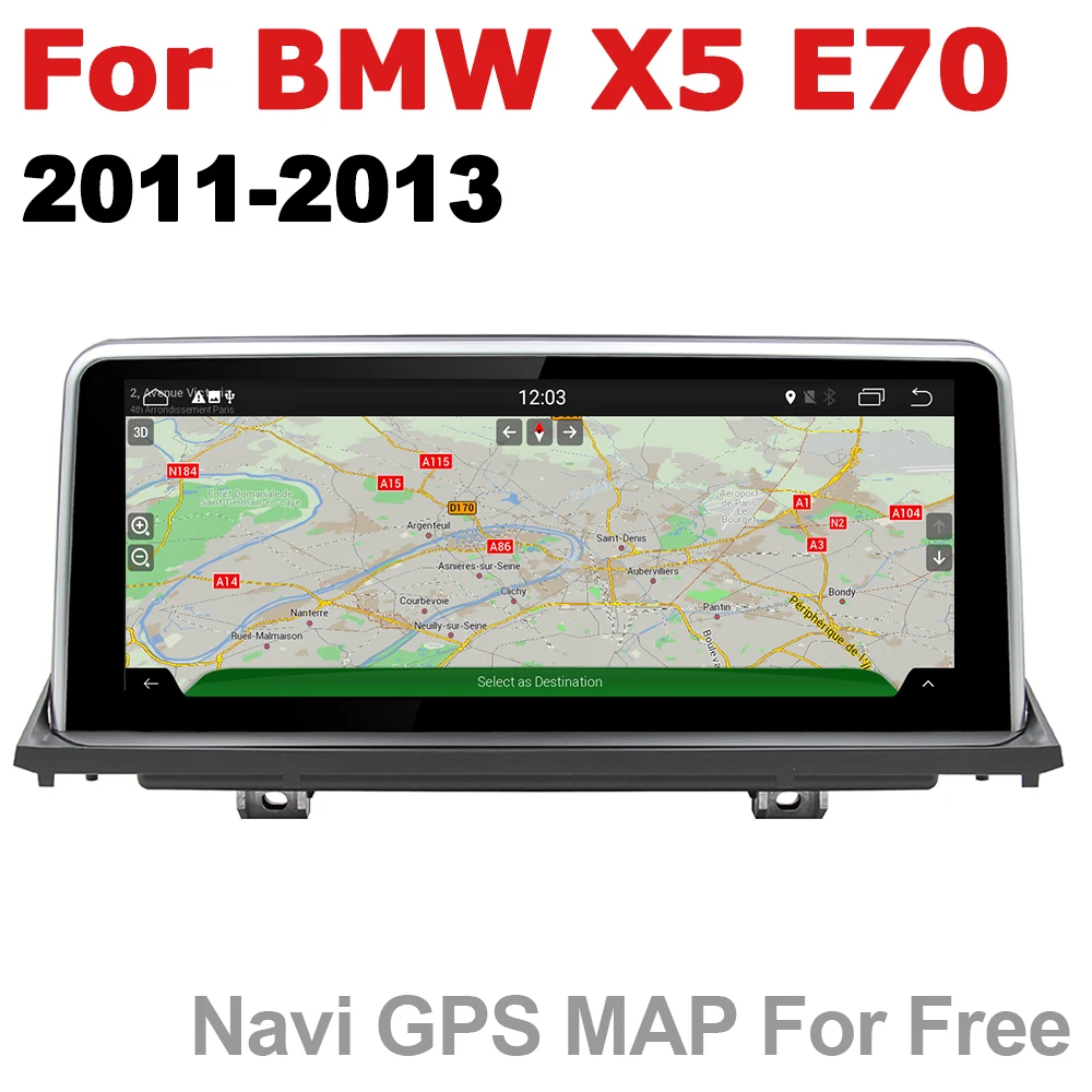 Автомобильный мультимедийный плеер Android радио GPS для BMW X5 E70 2011 ~ 2013 CIC стерео HD