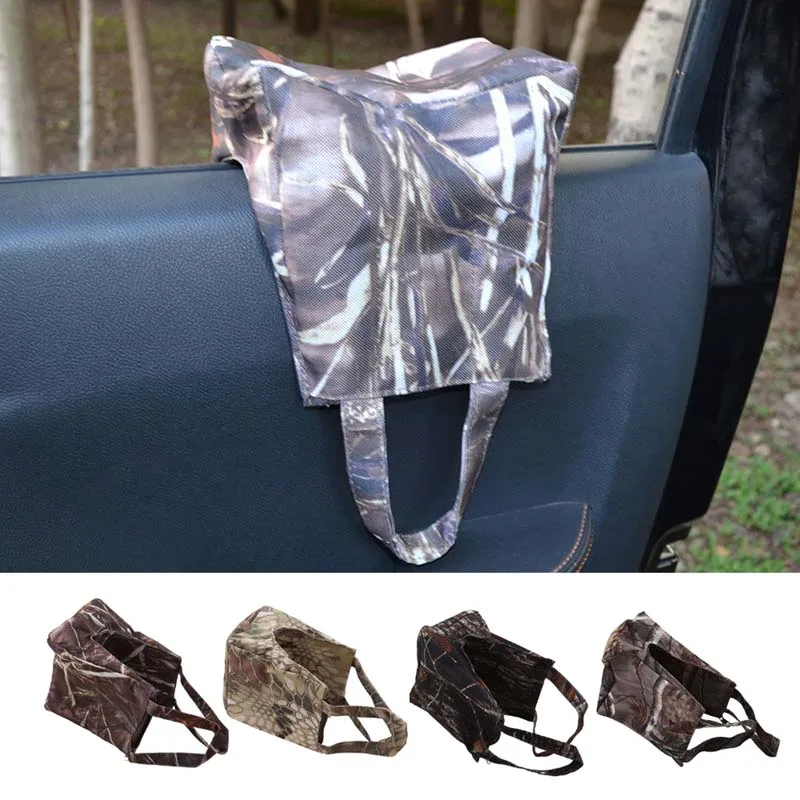 Outdoor Hunting Bench Rest Bag Shotgun Gun Stand Support Sandbag Shooting Target Unfilled Camouflage Pad | Спорт и развлечения