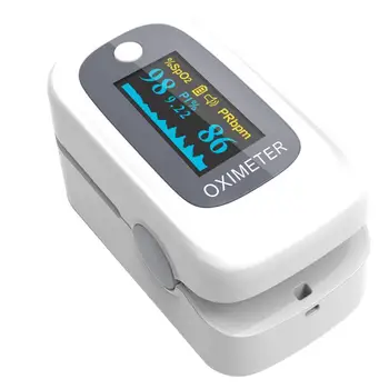 

1 PC Pulse Oximeter Blood Oxygen Perfusion Index Pulse Rate Sleep Monitor Meter Gauge Device for Office Living Room Home
