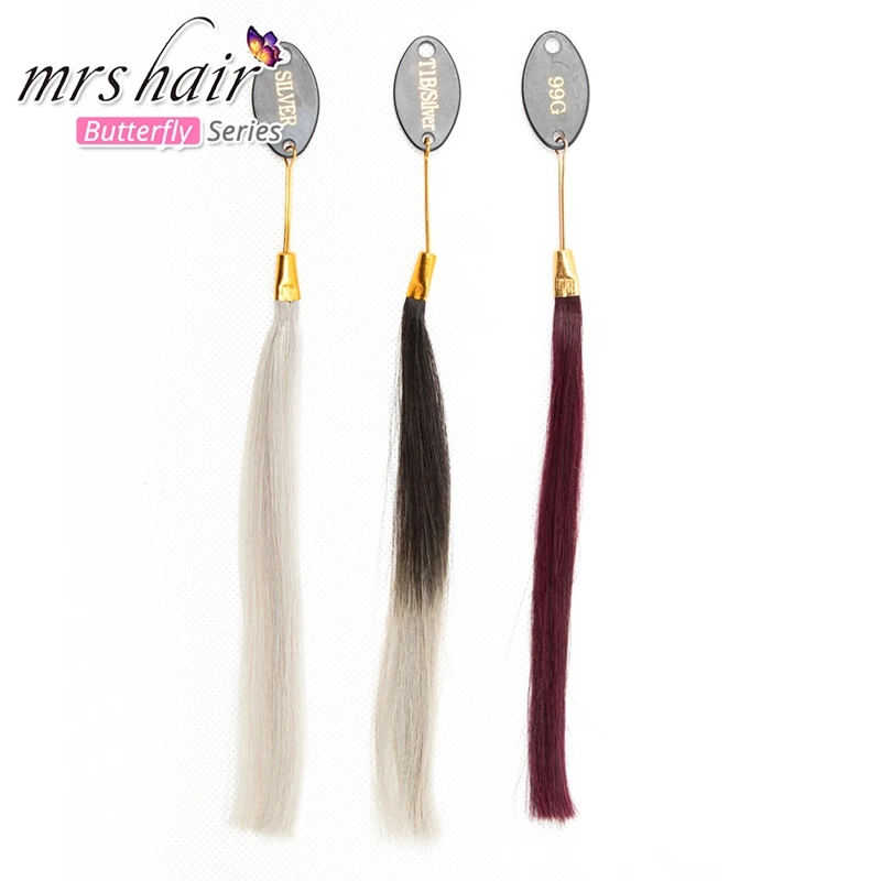 Human hair color chart also named color switch for COLOR CHART for hair extensions 20 different colors