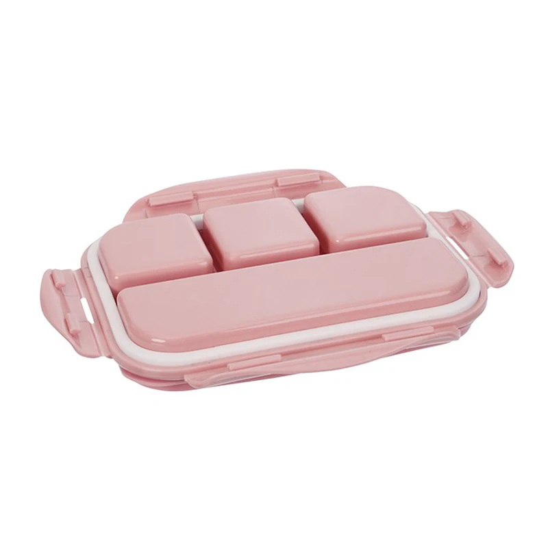 Стеклянная коробка для ланча GUNOT Microwavable Bento коробка силикагель крышки отсеки герметичные контейнер для хранения еды пакеты для ланча