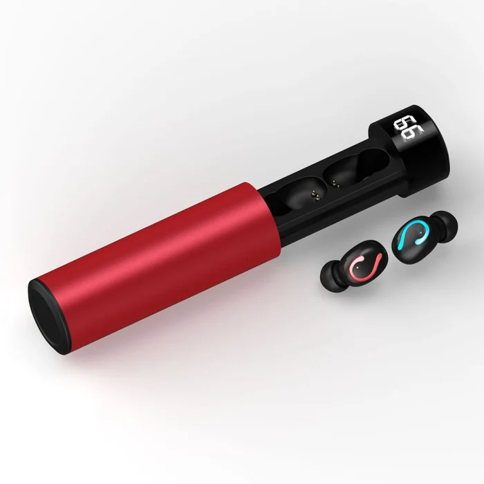 Мини Bluetooth наушники беспроводные голосовые звонки музыкальные стерео наушники с внешним аккумулятором GK99