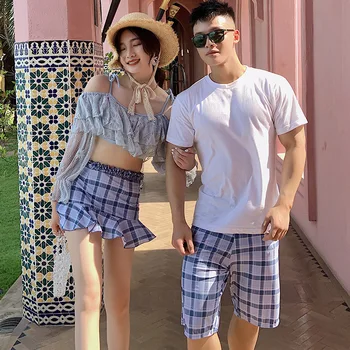 

Swimsuit Swimming Woman Surf Rashguard With Push Up Sexy Bikini Set 2019 New Three Piece Suit Women Japan Korea Bathing High