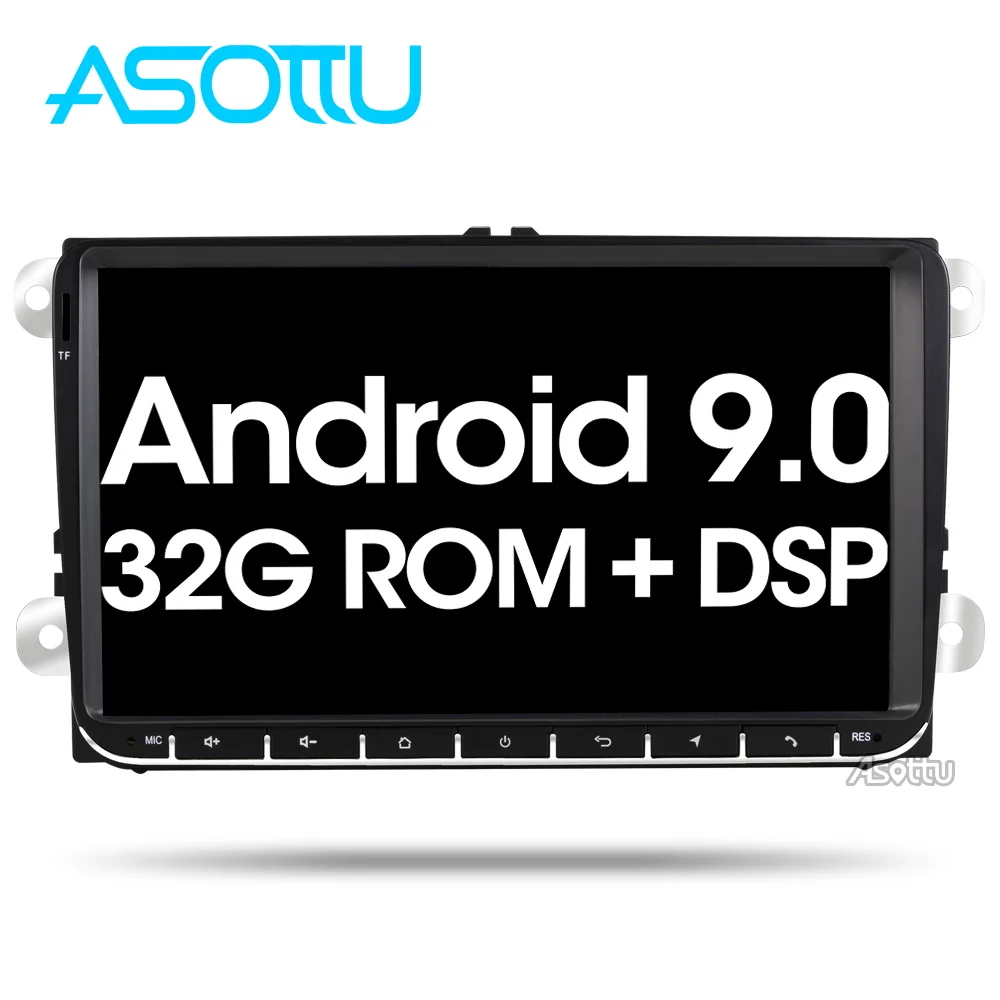 Asottu VW302 android 9 0 автомобильный dvd для Skoda Fabia octavia Superb Yeti Seat Rapid vw golf tiguan polo passat