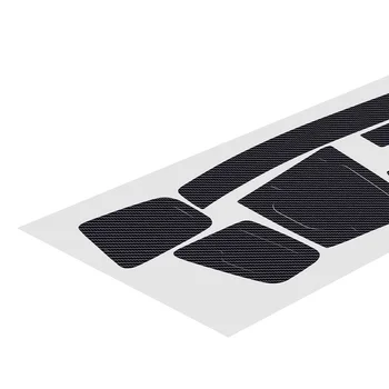 

Carbon Fiber Black Car Stickers Decals Replacement Practical Accessories