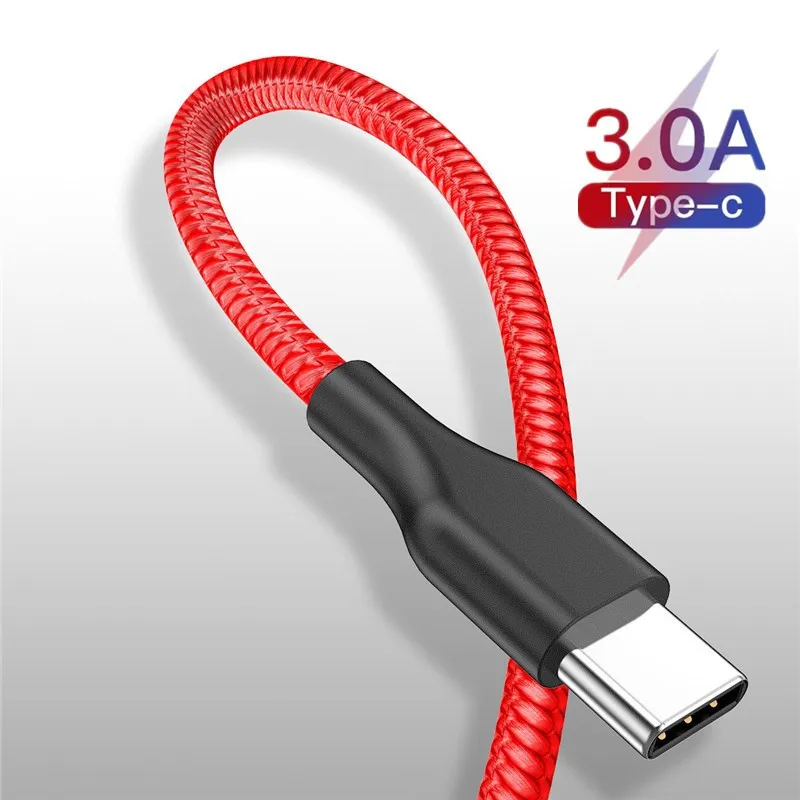 3 А usb type-C кабель для huawei Xiaomi Redmi Note USB-C, быстрая зарядка для мобильного телефона, кабель type-C для samsung Galaxy S9 S8 Plus S10