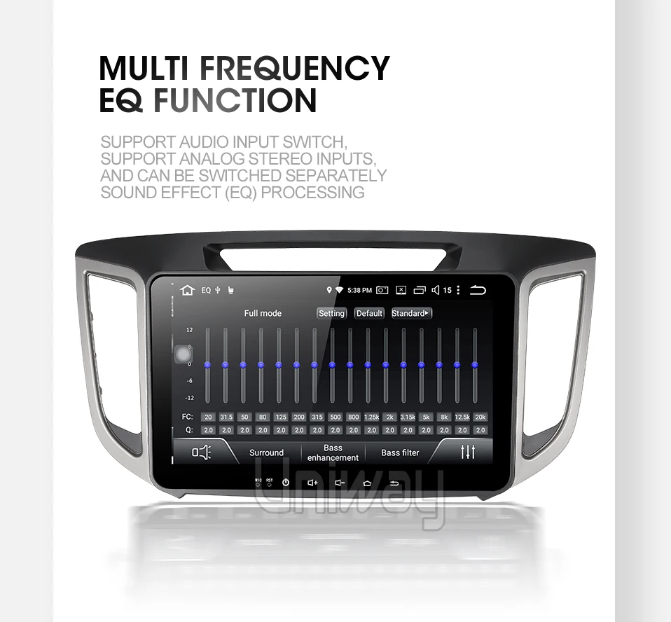 Uniway android 9,0 автомобильный dvd для hyundai creta ix25 автомобильный Радио плеер gps навигация автомобильный стерео видео аудио плеер