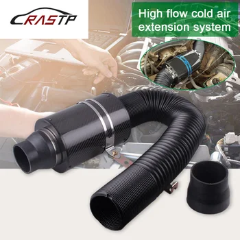 

Universal Racing Carbon Fiber Cold Feed Induction Kit Air Intake Kit Air Filter Box Without Fan RS-OFI012