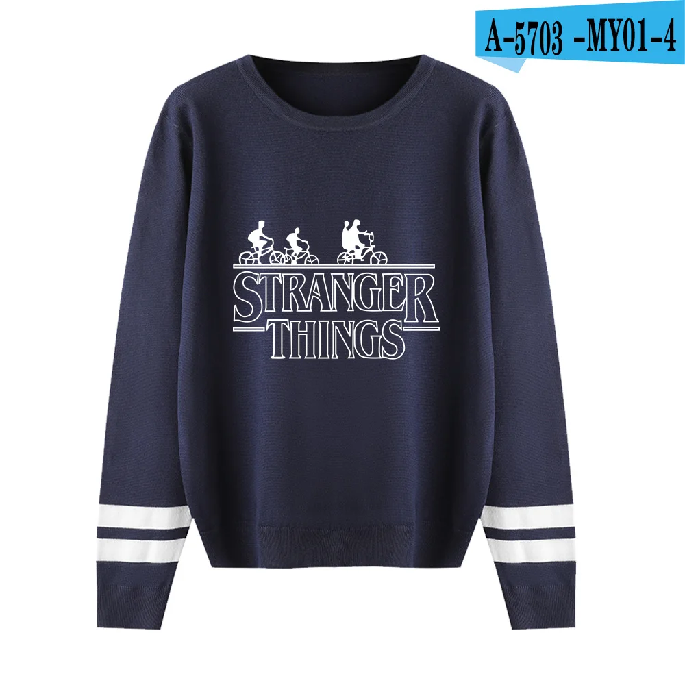 navyblue Мужской/женский свитер с круглым вырезом, осень/зима, повседневный популярный свитер, теплый модный Повседневный свитер в стиле Харадзюку - Цвет: navyblue