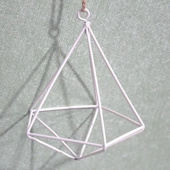 

Wall Freestanding Hanging Tillandsia Air Plants Rack Rustic Metal Iron Wrought Geometric Plant Holder