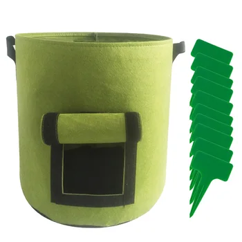 

Vegetables Fruits Home Tomato Plant Containers Garden Planter Flowers Non Woven Fabric Agriculture With Handles Potato Grow Bags