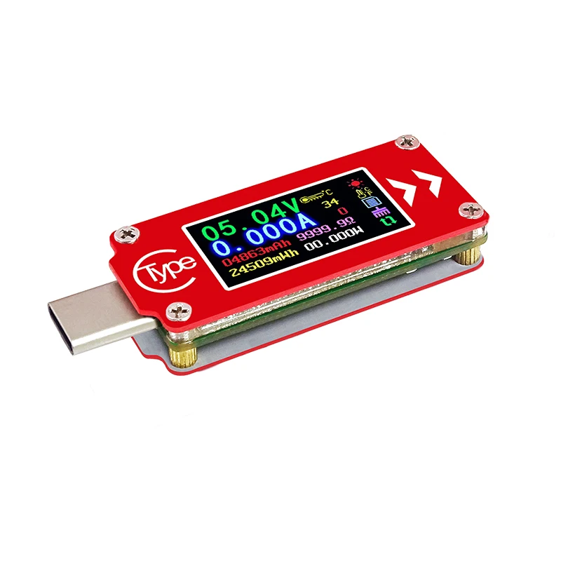 TC64 5A Многофункциональный измеритель напряжения zmmeter цветной экран Быстрая