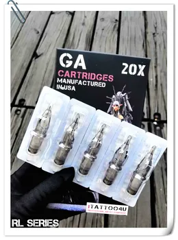 

10pcs Tattoo Cartridge Needles Disposable Semi-Permanent Makeup Eyebrow Tattoo Pen Machine Supply 1RL/ 3RL/5RL/7RL/9RL/11RL/14RL