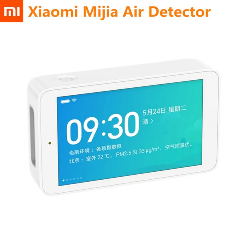 Детектор воздуха Xiaomi Mijia, высокоточный датчик, 3,97 дюймов, разрешение экрана, USB интерфейс, домашний офис, мониторинг PM2.5