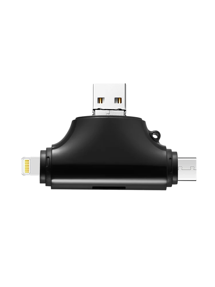 Y55-black Ingelon micro sd адаптер kelima Серебряная Карта памяти iphone otg Смарт usb кардридер Компьютерные аксессуары для ноутбуков Аксессуары - Цвет: Y55-black