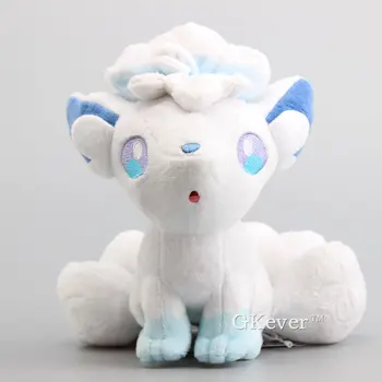 

21 cm Anime Vulpix Plush Toys Doll Peluche Cute Lovely Fox Stuffed Animals Toys Cartoon Pikachu Eevee Series Dolls Baby kid Gift