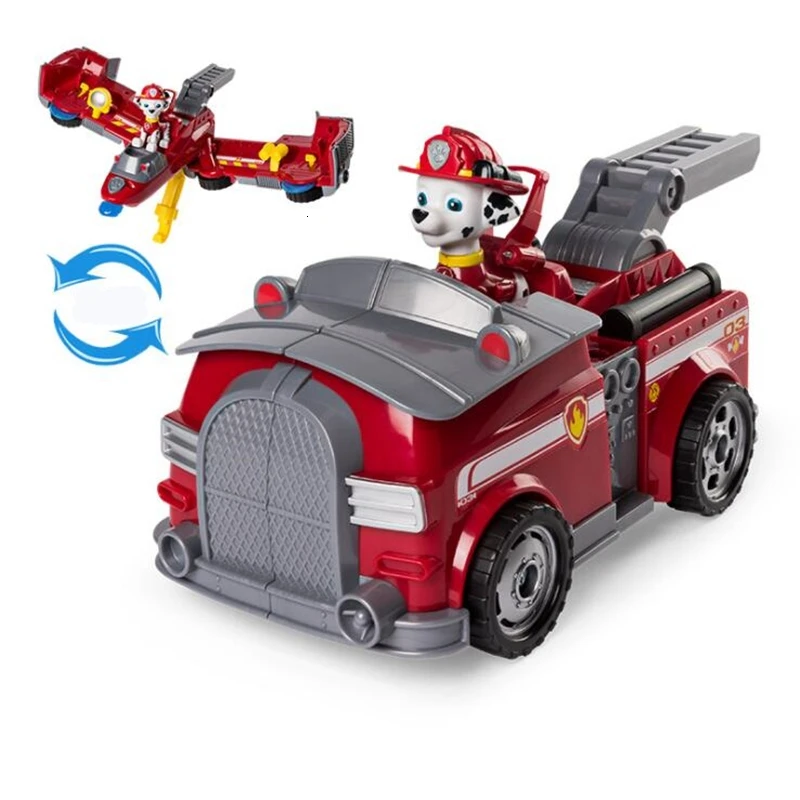 no box Все paw patrol автобус смотровая башня с музыкальными фигурками patrulla canina paw patrol игрушки для детей рождественские подарки - Цвет: no box