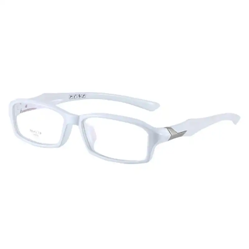 mens white frame eyeglasses