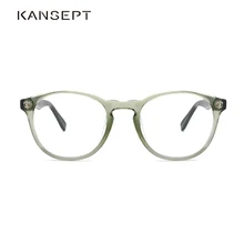 KANSEPT, женские очки, оправа для женщин, Ретро стиль, близорукость, оптическая прозрачная оправа для очков, Новое поступление, круглая оправа# FG6003