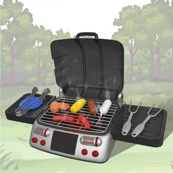 

None Electric BBQ Simulator Kitchen Children's BBQ String Toy Set Children's House Toys gift #3232