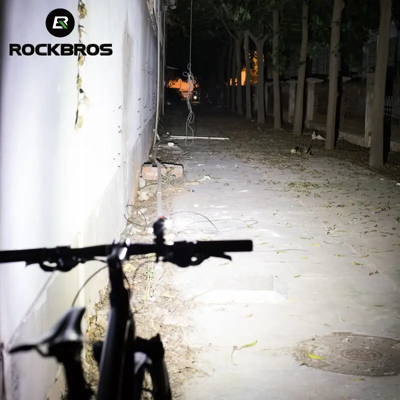 Flash Deal ROCKBROS Bicycle USB Rechargeable Light 700 Lumen MTB Bike Light Power Bank  Flashlight Waterproof Bicycle Accessories 5 Modes 4