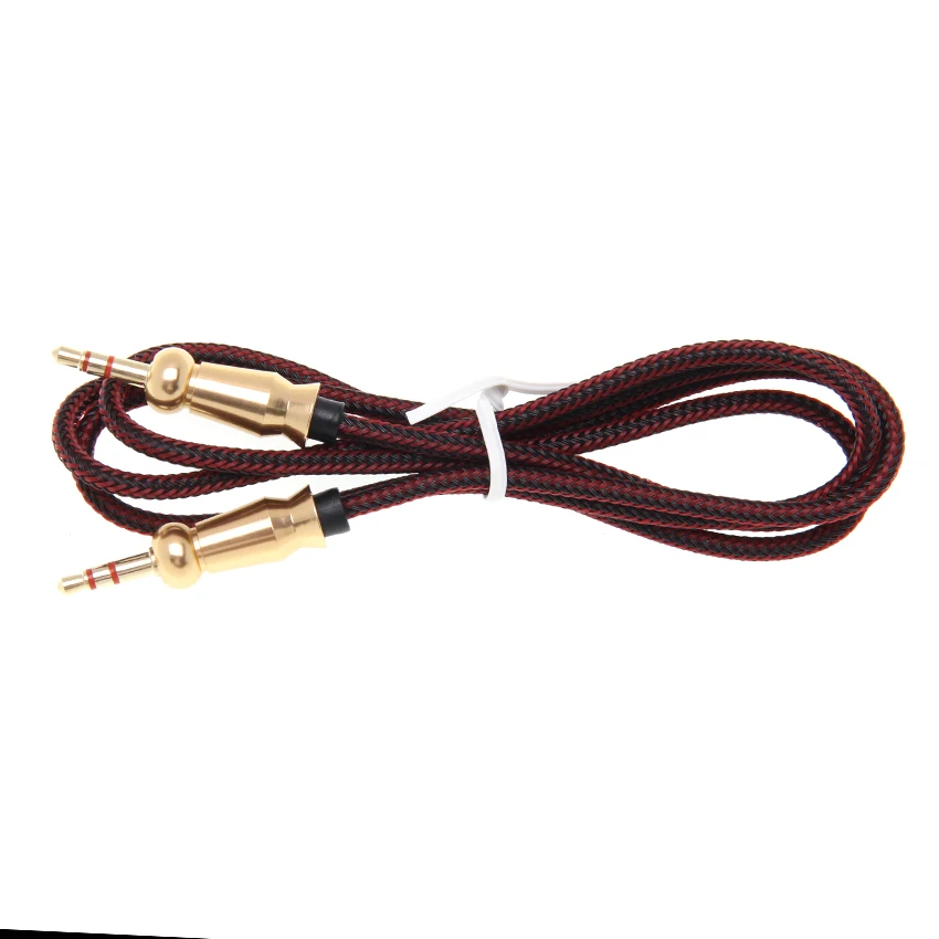 1M Stereo Audio Cable 3 5mm Male to Male Aux Cord Gold Plug Auxiliary Cables for Car Headphone PC Speaker MP3