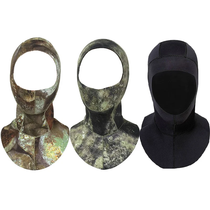 

Manufactory 3mm Neoprene Camouflage Spearfishing Hoods Scuba Diving Wetsuit Cap