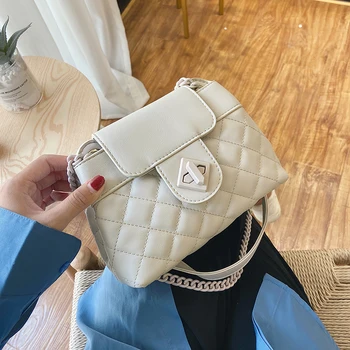

Quality PU Leather Armpit Bag Crossbody Bags For Women Designer Small Handbags Chain Shoulder Messenger Bag Mini Purses Hand Bag