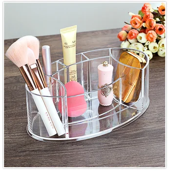 

Tabletop Acrylic Makeup Organizer Lisptick/Makeup Brush/Nail Polish/Cosmetics Organizer Storage Makeup Box for Women