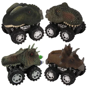 

2018 Children's Day Gift Toy Dinosaur Model Mini Toy Car Back Of The Car Gift Truck Hobby Funny Gift KID Drop Shipping