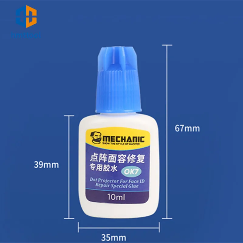 Pegamento mecánico OK7 para reparación de IPhone, 10ML, matriz de puntos, compatible con herramientas de reparación de X-11PROMax de IPhone