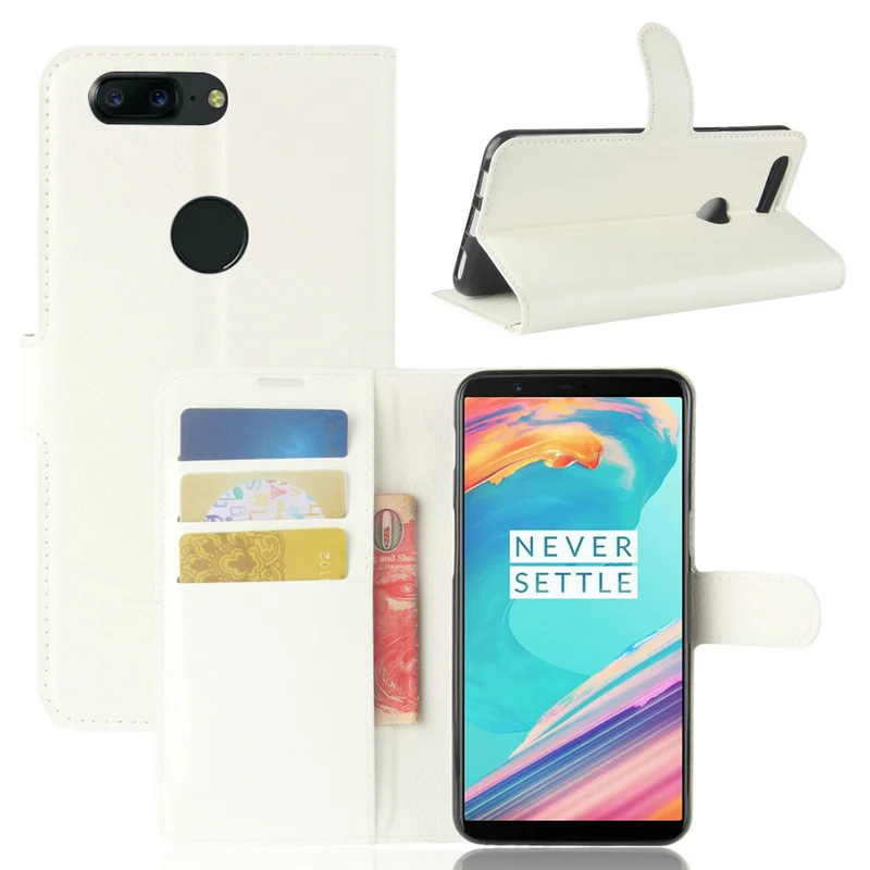 for OnePlus 5 A5000 Wallet Phone Case for OnePlus 5T 5 T A5010 Flip Leather Cover Case with Stand Etui Fundas case