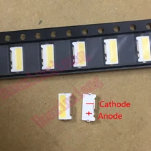 100 шт./лот край SMD СВЕТОДИОДНЫЙ 7032 6 в 1 Вт 160mA холодный белый Высокая Мощность для ТВ Подсветка