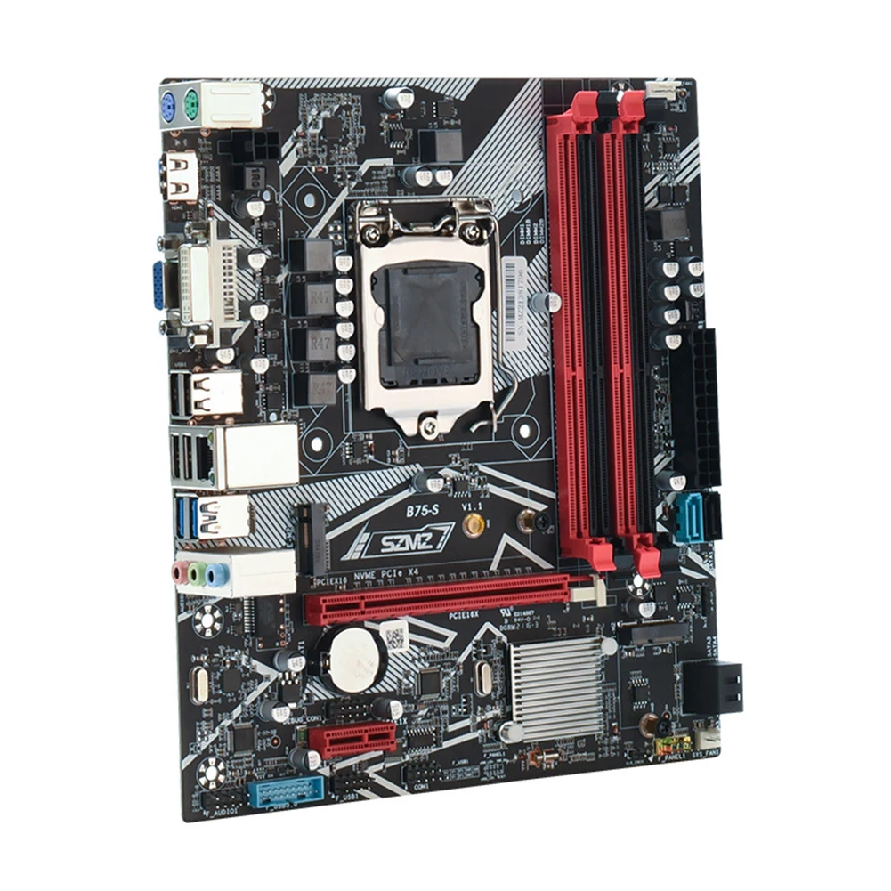 B75-S ATX PCI-E 16X DDR3 Материнская Плата ЦП LGA1155 USB3.0 HDMI-совместимая + плата порта VGA для