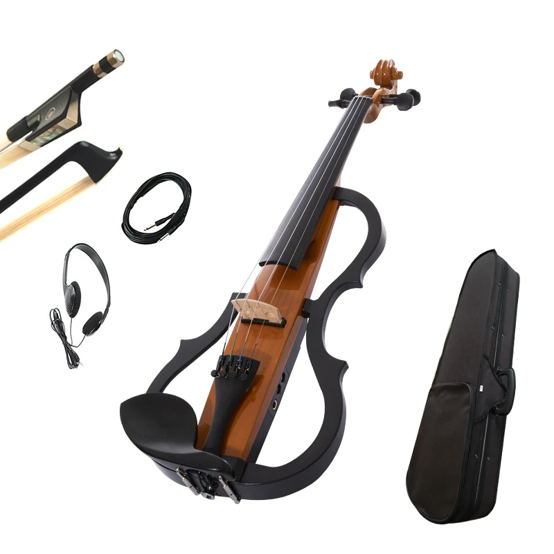 Kinglos 4/4 size High grade Low prices chinese 4/4 professional handcrafted strings electric violin