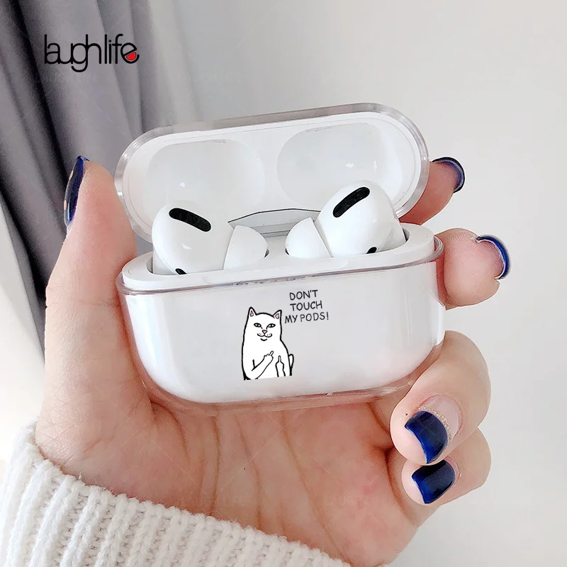 

Cartoon Case for AirPods Pro Cute Cover Soft Silicone Bluetooth Earphone Protective Case for Apple Air pods Pro Case Despise Cat