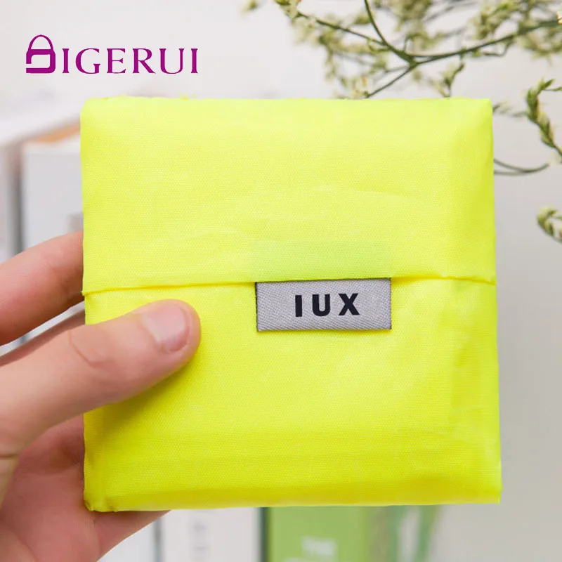 DIGERUI Hot Sale Fashion Foldable Green Shopping Bag Tote Folding Pouch Handbags Convenient Large-capacity Storage | Багаж и сумки