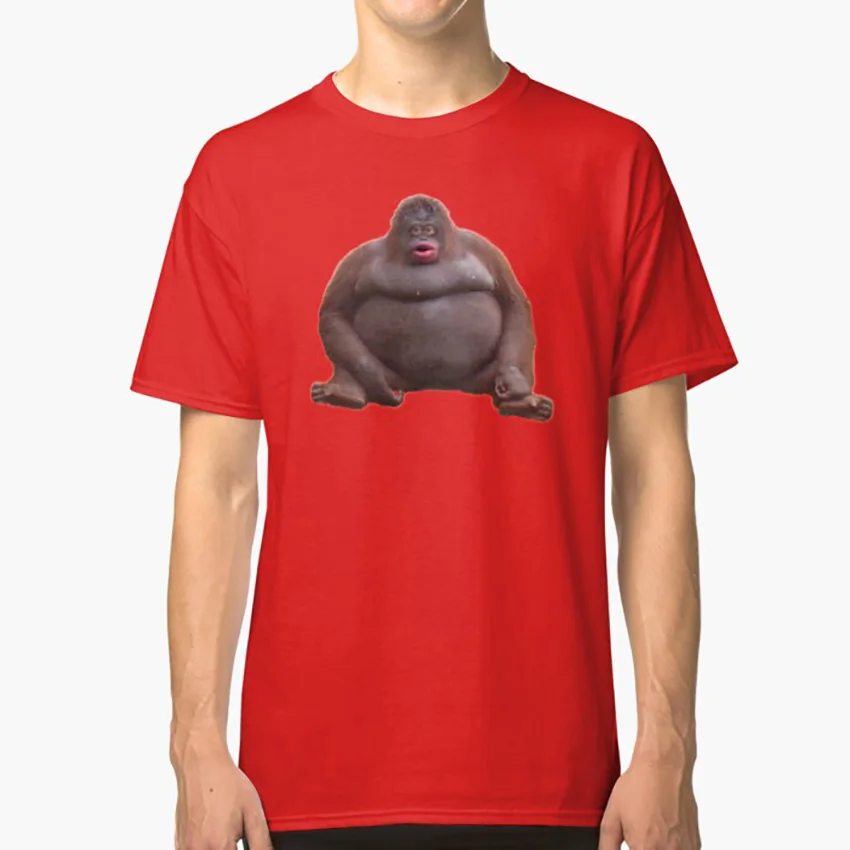Le monke/uh oh stinky Футболка le monke meme 4chan monke le monke meme uh oh stinky - Цвет: red