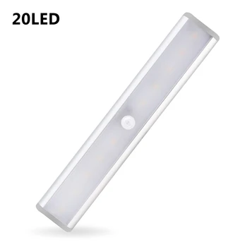 

Led Stick-on Night Light Bedroom USB Rechargeable Motion Sensor Wardrobe Wall Lamp Cupboard Cabinet Removable