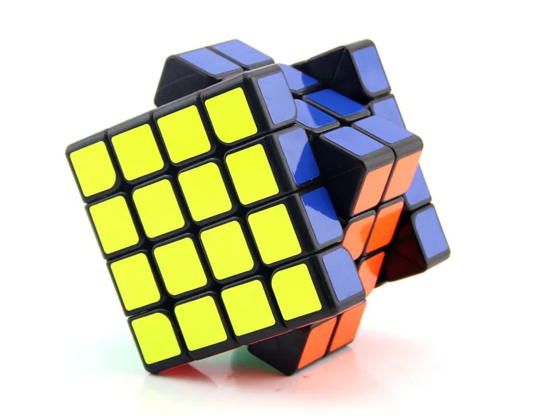 Demon Culture Arrogant Speed gtsm Magnetic Four Order Magic Cube Black And White with Pattern Moyu aosu Smooth Magnetic Position