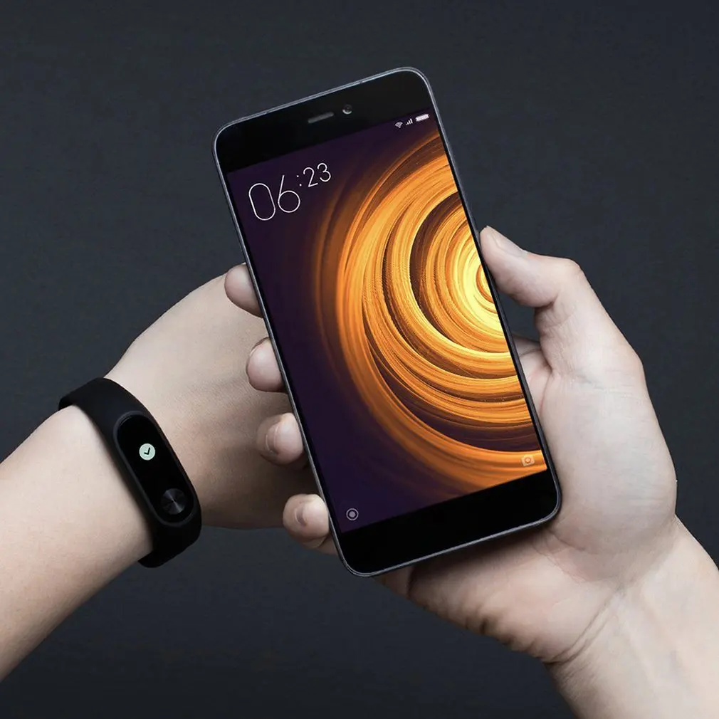Для Xiaomi браслет 2 умный Браслет датчик сердечного ритма Спортивный Браслет Водонепроницаемый умный счетчик шагов браслет