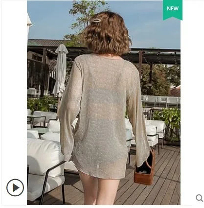 

Swimming Suit Women's South Korea Online Celebrity Hot Selling INS Elegant Hipster Small Bust Conservative Sun-resistant Blouse