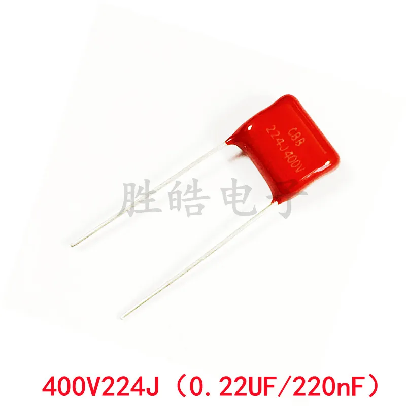 10pcs 400v155j 155j400v 400v 155j 1 5uf pitch 15mm 20mm cbb polypropylene film capacitor 10PCS 400V224J High Quality 5% 0.22UF Pitch 7.5mm 10mm 15mm 220NF 400V 224 224J CBB Polypropylene Film Capacitor