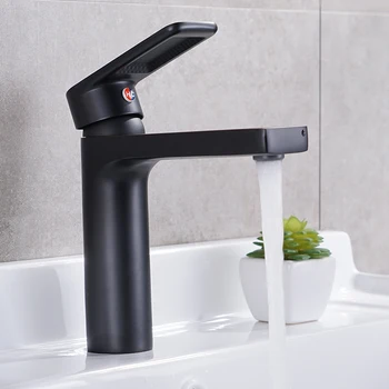 

Aiigo Contemporary Matte Black Stainless Steel Bathroom Sink Faucet Cold And Hot Water Kitchen Faucet LD16065