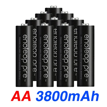 

4pcs eneloop battery primary aa battery Pro AA 3800 MAH 1.2 V NI-MH flashlight toy preheated rechargeable battery