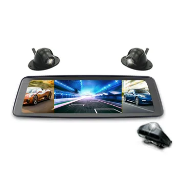 

360 du 10 Inch Streaming Special Car for Special Use Cloud Mirror Rearview Mirror Tachograph Reverse Image E-Dog car dash camera