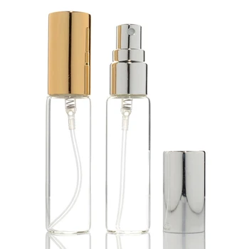 

10ML Portable Mini Glass Refillable Perfume Bottle With Atomizer Empty Cosmetic Containers With Sprayer For Travel 1 PC