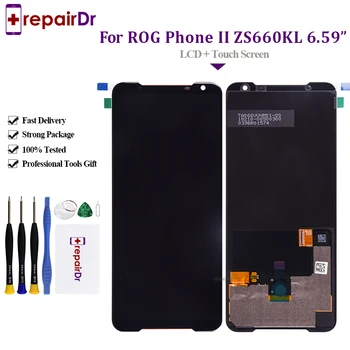 

Original Mobile Phone LCD For Asus ROG Phone 2 II ZS660KL Display Touch Digitizer Assembly For Asus ROG Phone II 2 ZS660KL LCD